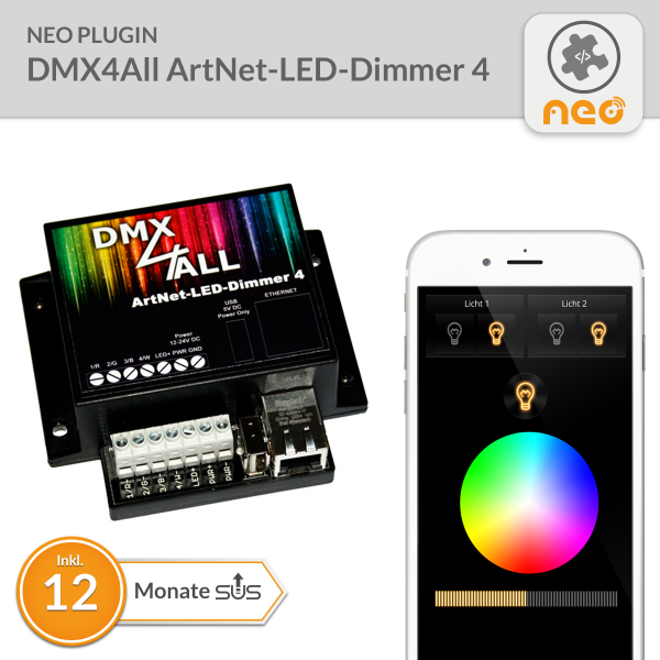NEO Plugin DMX4All ArtNet-LED-Dimmer 4