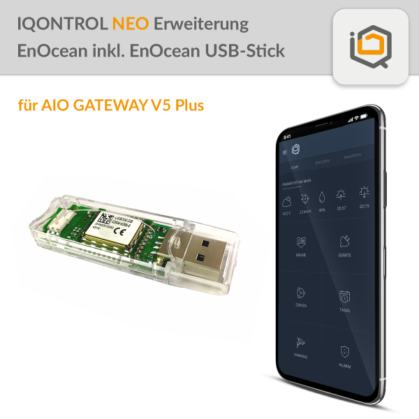 IQONTROL NEO Erweiterung EnOcean inkl. EnOcean USB-Stick